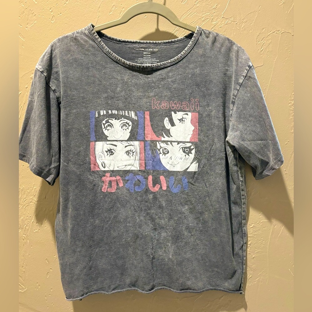SOLDAnime crop tee